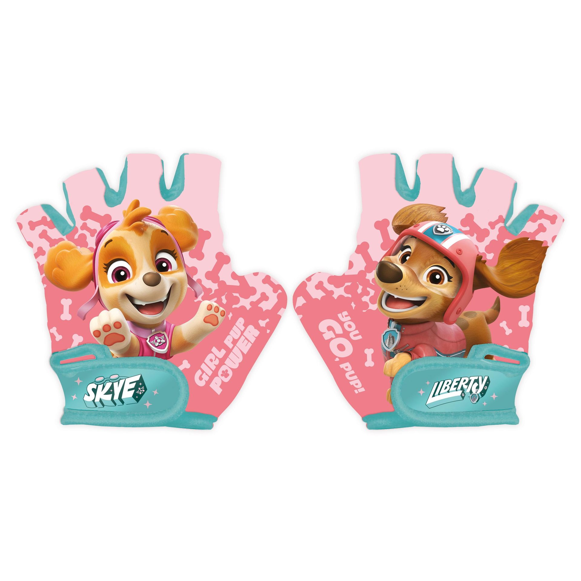 Rękawiczki rowerowe NICKELODEON Psi Patrol Girls (rozmiar S)
