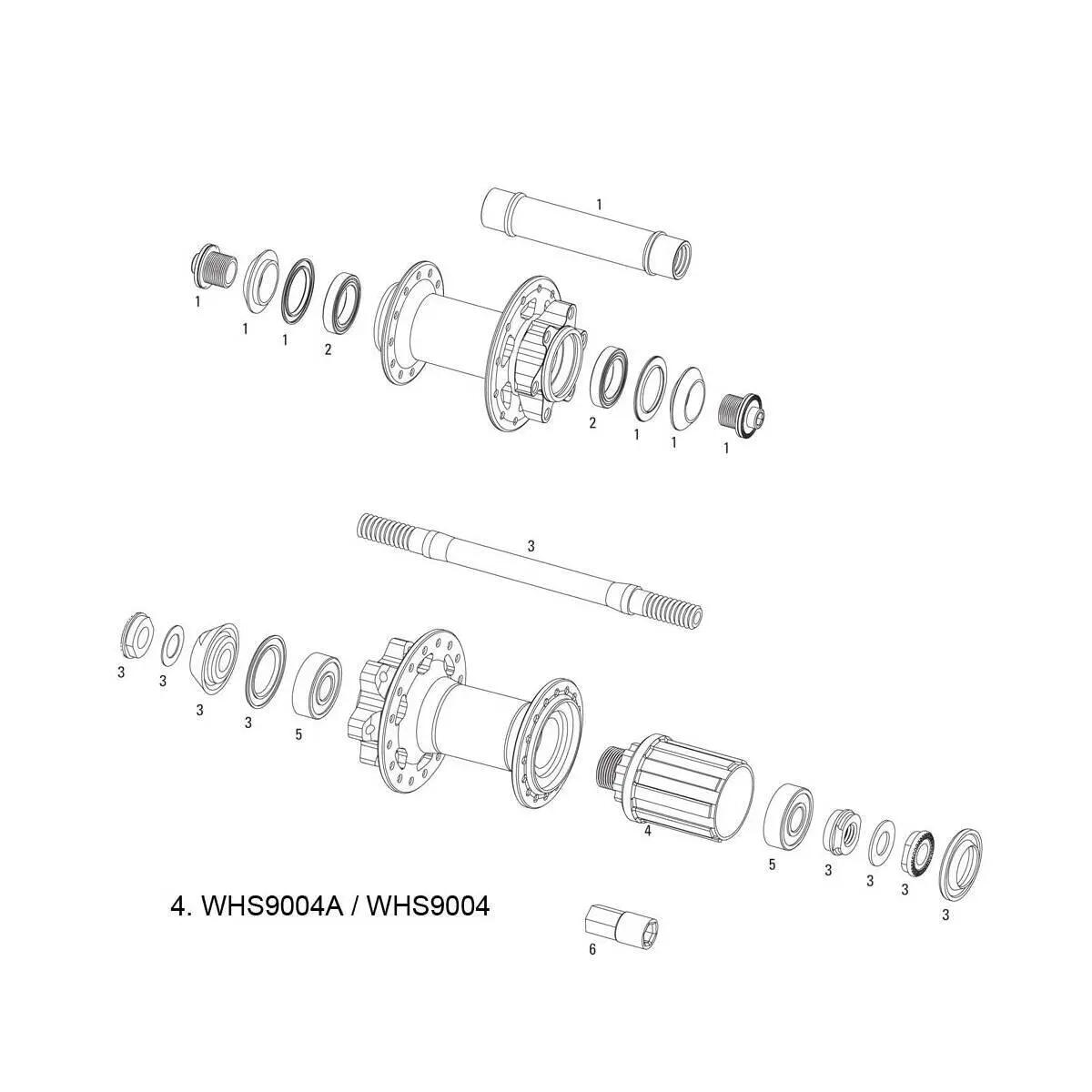 Sram część zamienna do wolnego biegu x.9 V2,11.2015.019.200 WHS9004A