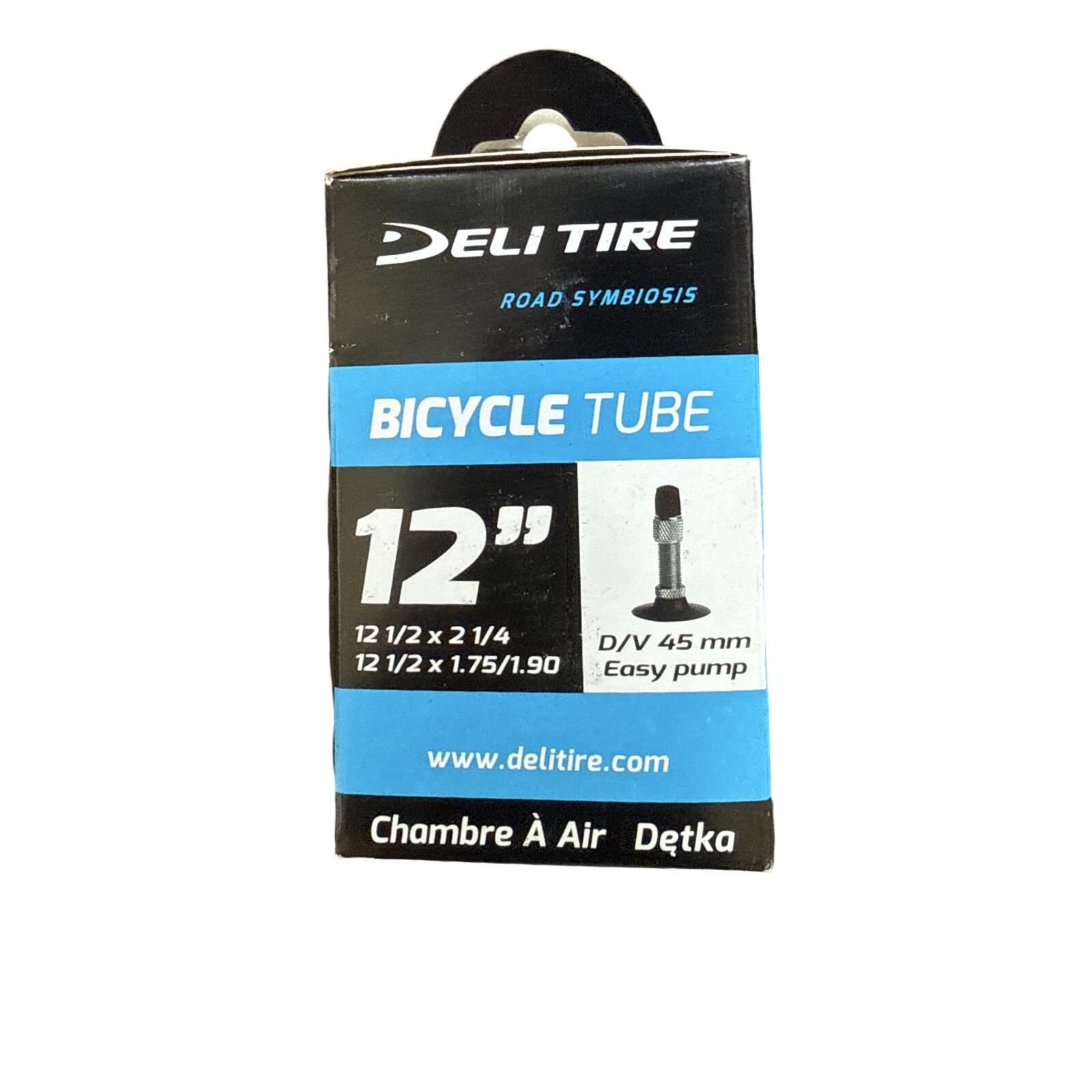 Dętka Deli Tire 12 1/2 x 2 1/4 zwórDV 45mm do wózków i rowerków