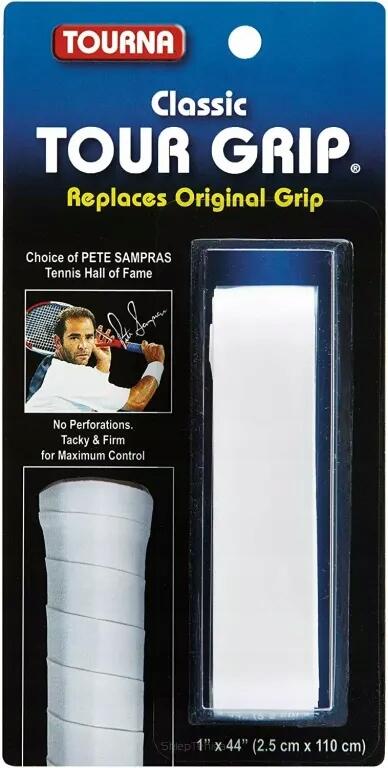 Tourna Grip tourna Classic Tour Grip, Tennis uchwytu-zapasowy pasek, biały CTG-W-N