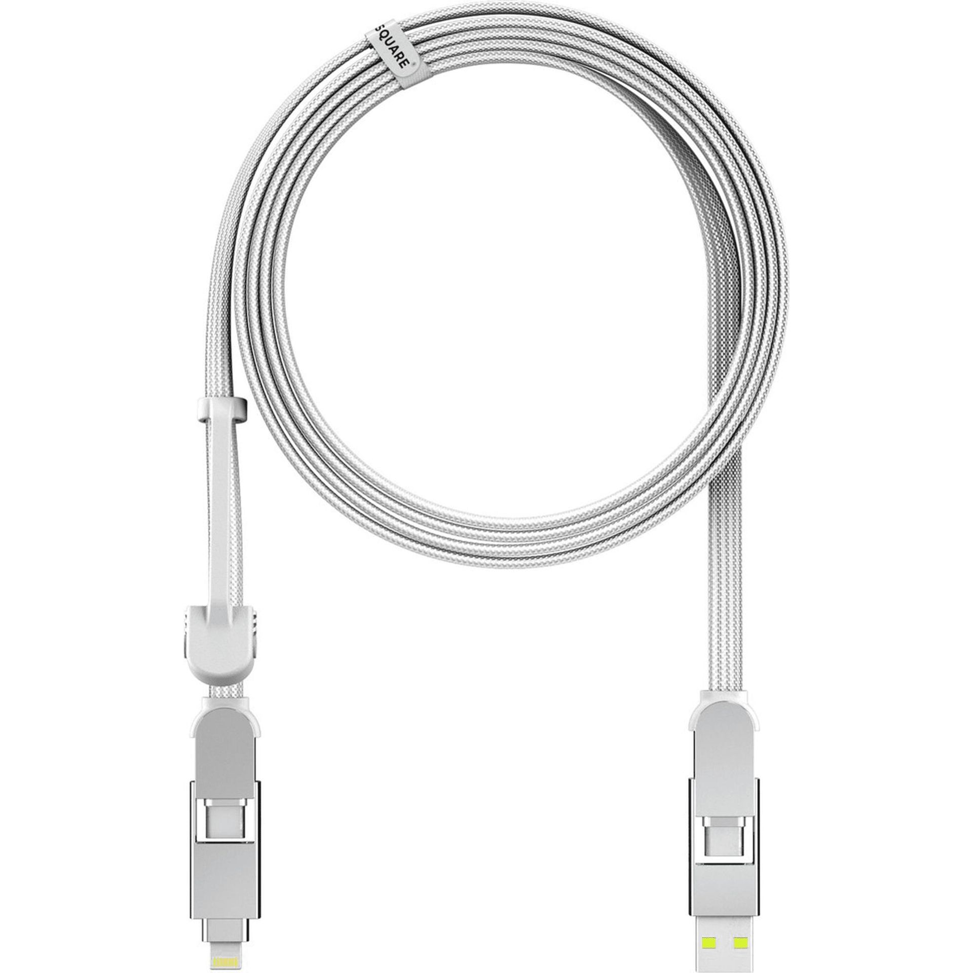 Kabel USB Rolling Square Kabel Rolling Square - inCharge XL 2m biały - Gwarancja bezpieczeństwa. Proste raty. Bezpłatna wysyłka od 170 zł.