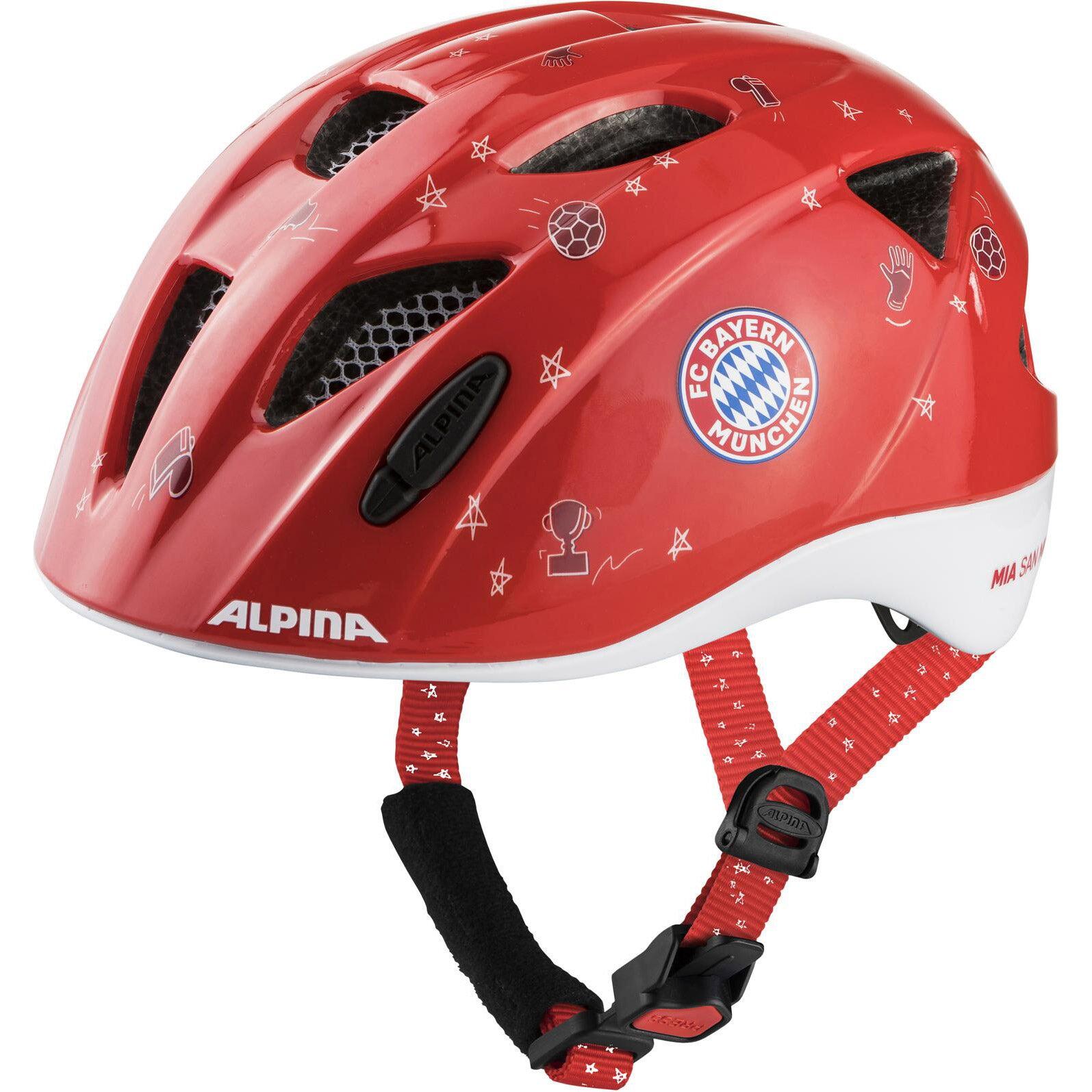 Alpina Unisex - Dzieci, XIMO FCB Kask rowerowy, FCB gloss, 49-54 cm