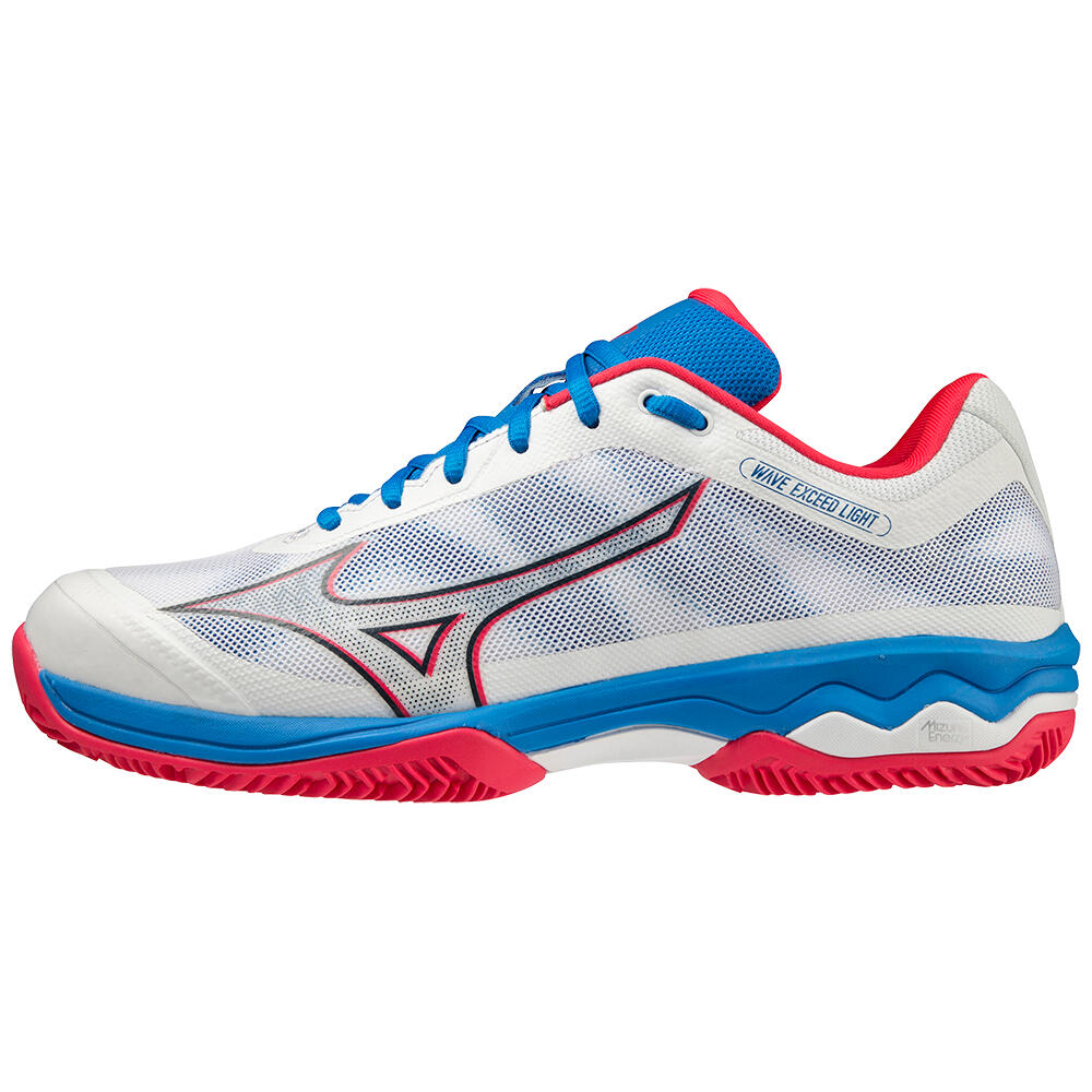 Buty do padla damskie Mizuno Wave Exceed Light CC Padel białe 61GB222225 39 eu