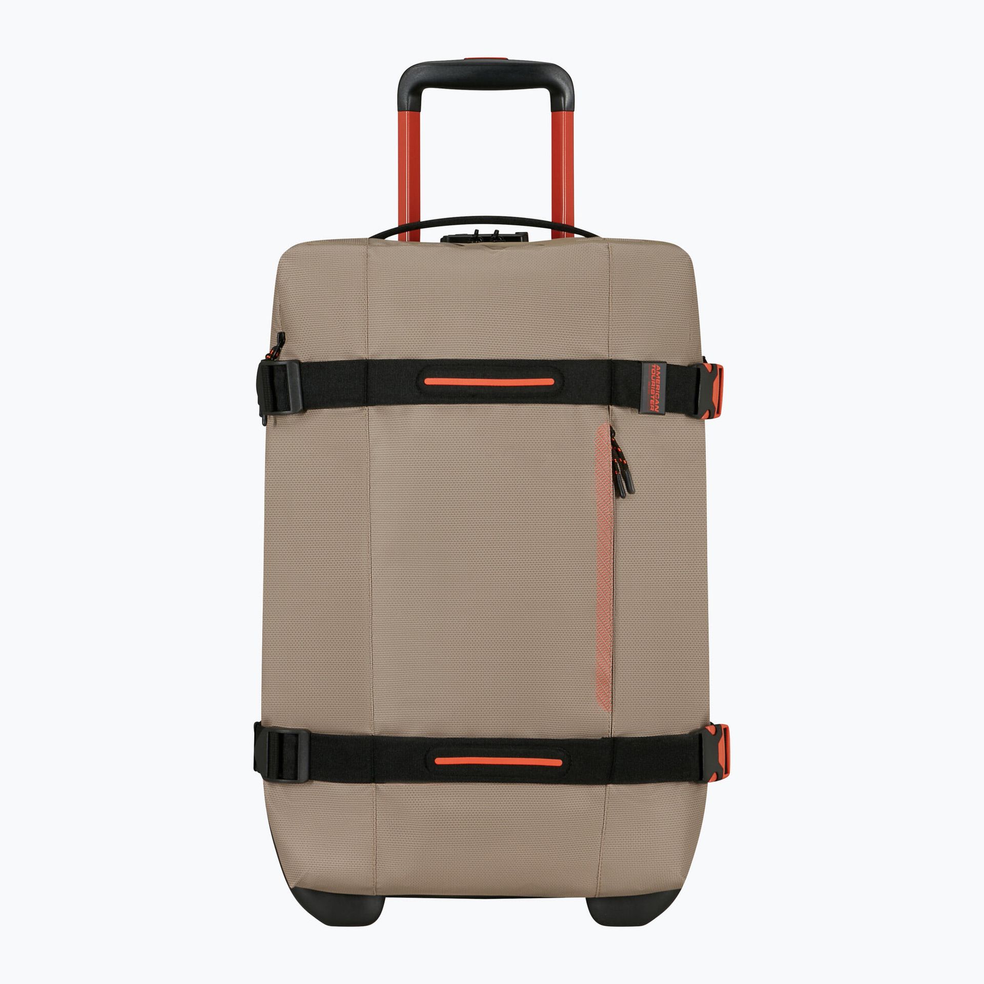 Walizka podróżna American Tourister Urban Track Duffle With Wheels 55 l beige / orange WYSYŁKA W 24H 30 DNI NA ZWROT