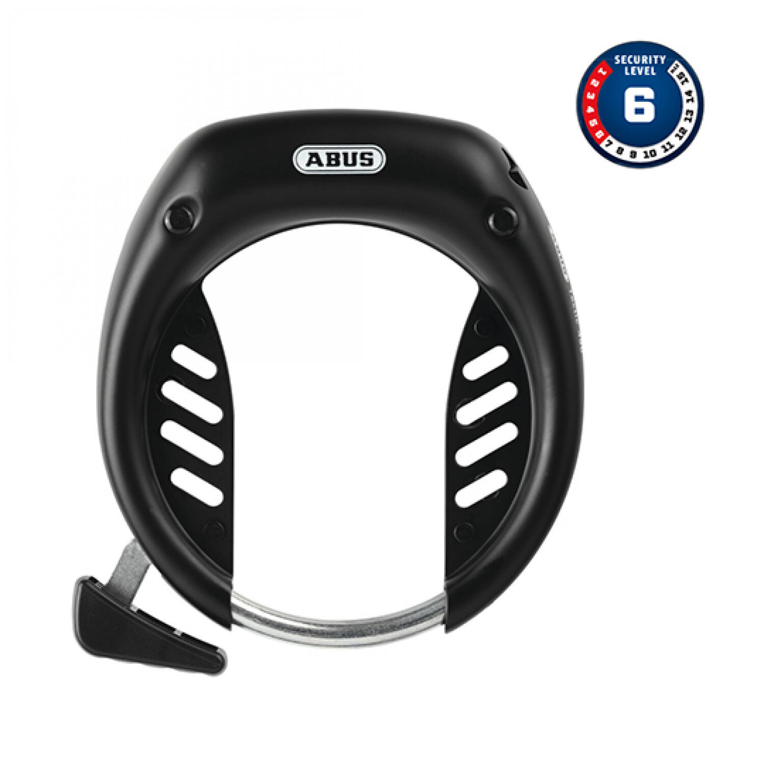 Abus ABUS zapięcie rowerowe 496 LH nkr, Black, 11258 11258-4