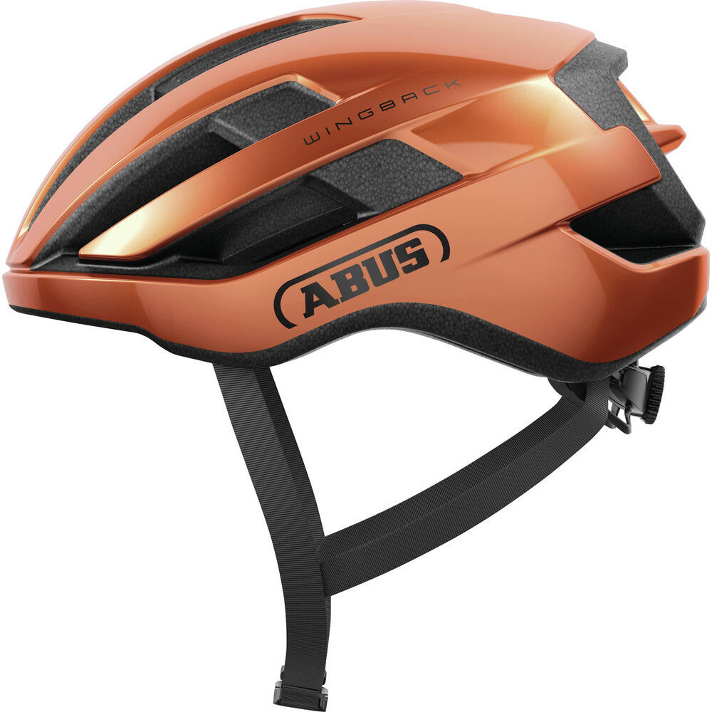 Kask rowerowy szosowy ABUS WINGBACK goldfish orange M (54-58cm)