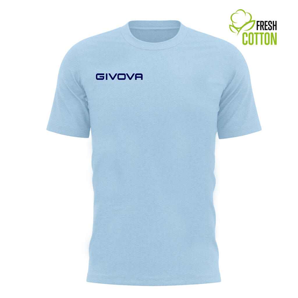 Stylowa Jasnoniebieska T-shirt Givova XL Unisex