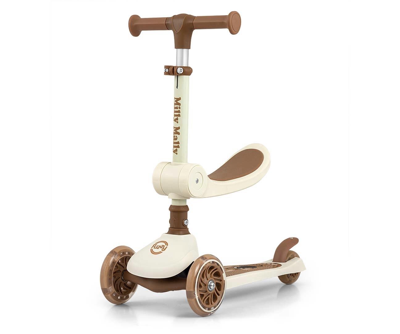 Hulajnoga dla dzieci MILLY MALLY Scooter Fuzzy Beżowy