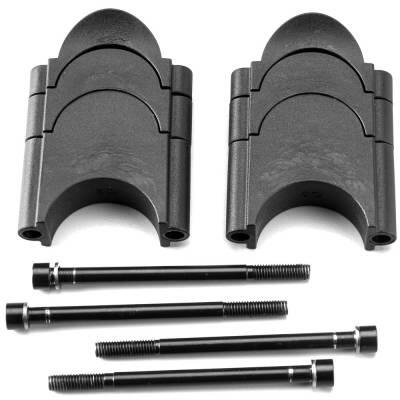 Riser DEDA ELEMENTI zestaw do elementów dystansowych Spacer 10 / 15 / 30 mm do przedłużenia (zawieszenie) / Aerobar Clip-On Extensions Spacers Kit 10 / 15 / 30 mm (Bar End) (PARARISERKIT_Black)