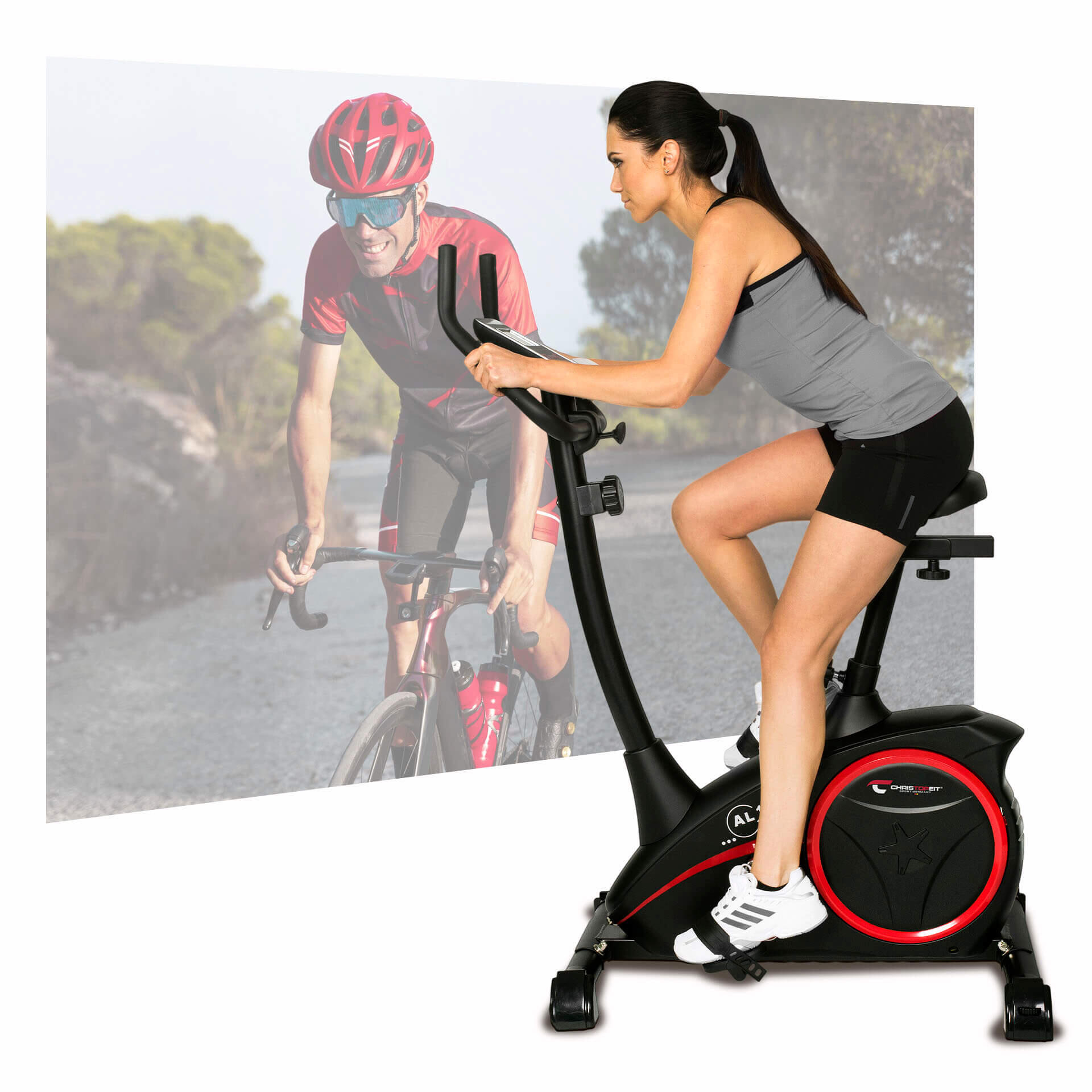 Christopeit Sport Rower AL1 czarny