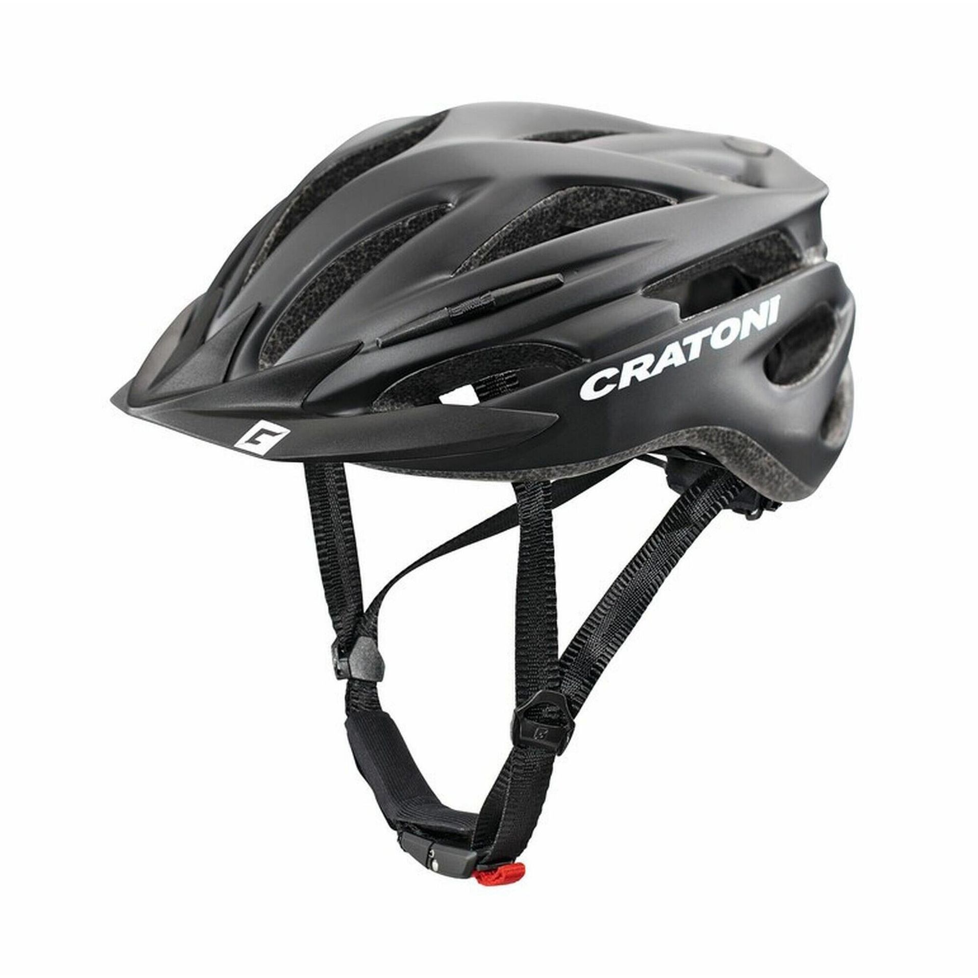 Cratoni Pacer kask rowerowy, w różnych kolorach, czarny 113001C3