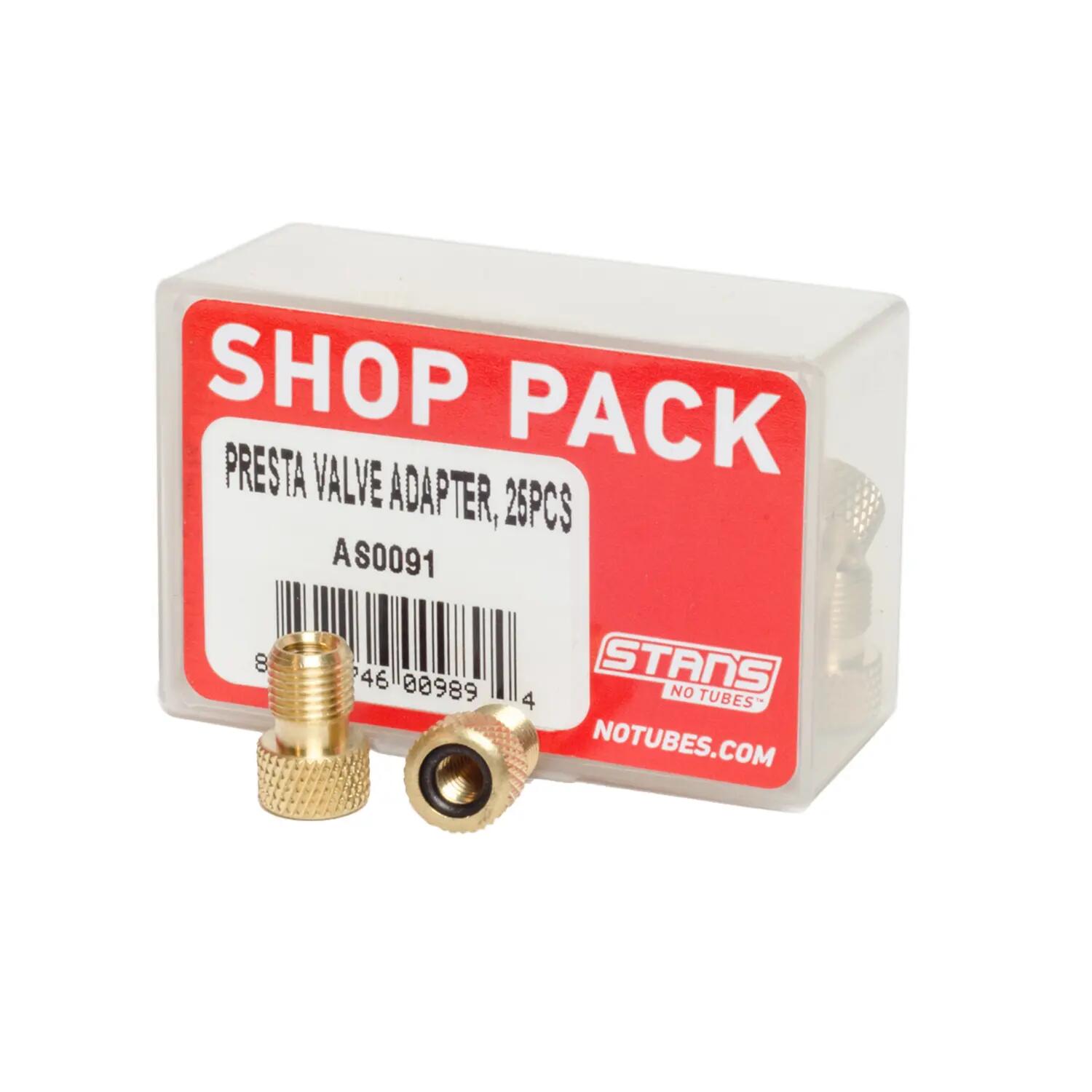 NoTubes Zawór notubes adapter PrestaShop Pack wirniki, czarna, 25 szt. AS0091