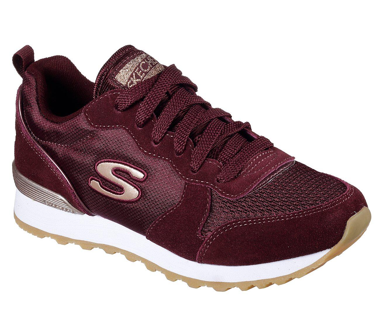 Buty SKECHERS 85GOLDN GURL Bordeaux