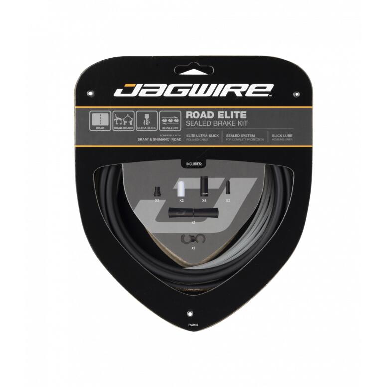 Jagwire Jagwire Road Elite Sealed Zestaw linek hamulcowych, stealth black 2020 Linki i osłonki hamulcowe