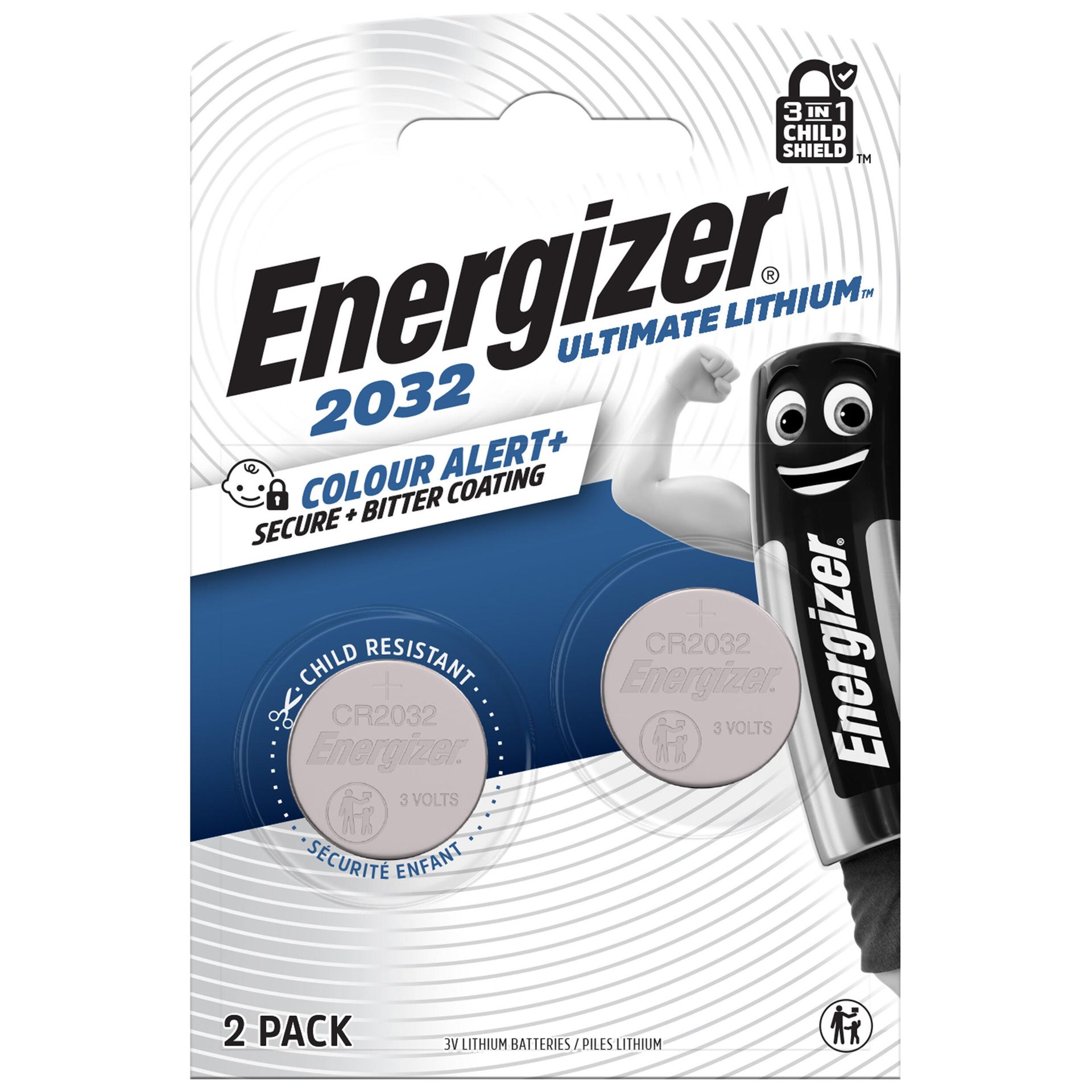 Energizer Bateria litowa BAT-CR2032-LITHIUM*P2 opak. 2 szt. BAT-CR2032-LITHIUM*P