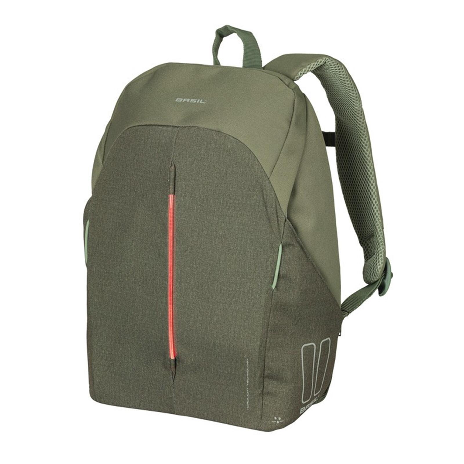 Basil Basil B-Safe Nordlicht Commuter Backpack Women, olive green  2021 Plecaki szkolne i turystyczne 18067