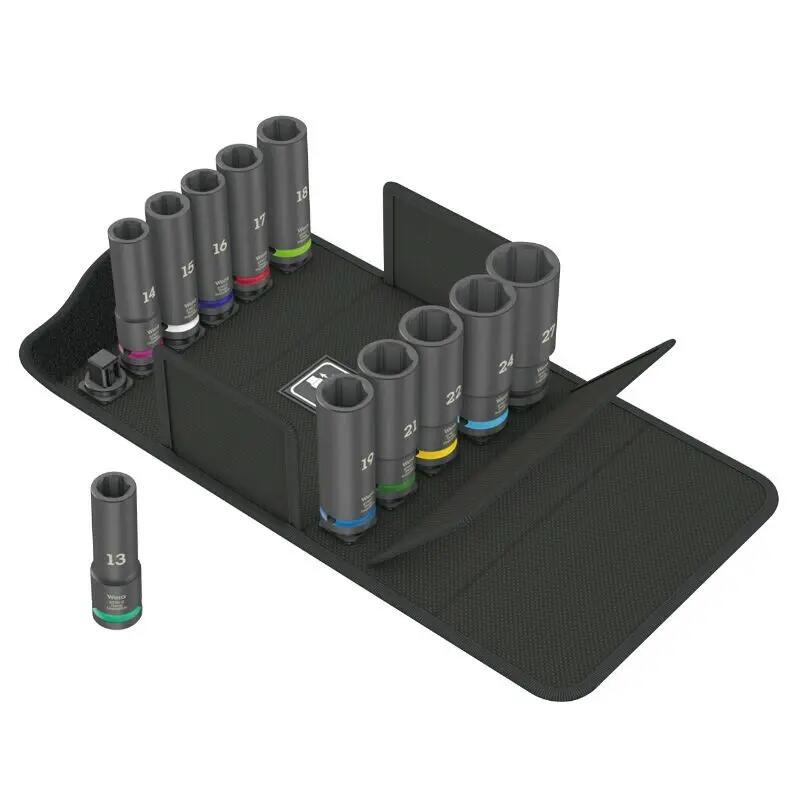Wera Zestaw Kluczy Nasadowych Impaktor Deep Set 1, 11Cz. W05004841001 4013288224088