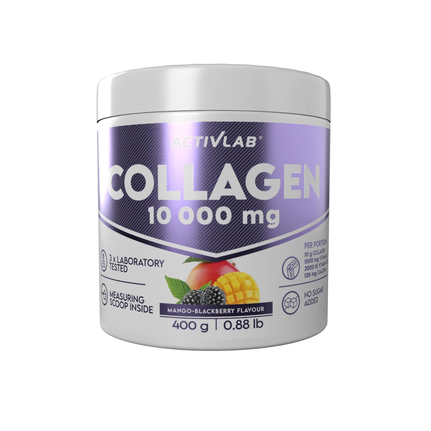 ActivLab Collagen 10000 mg, smak mango-jeżyna, 300 g