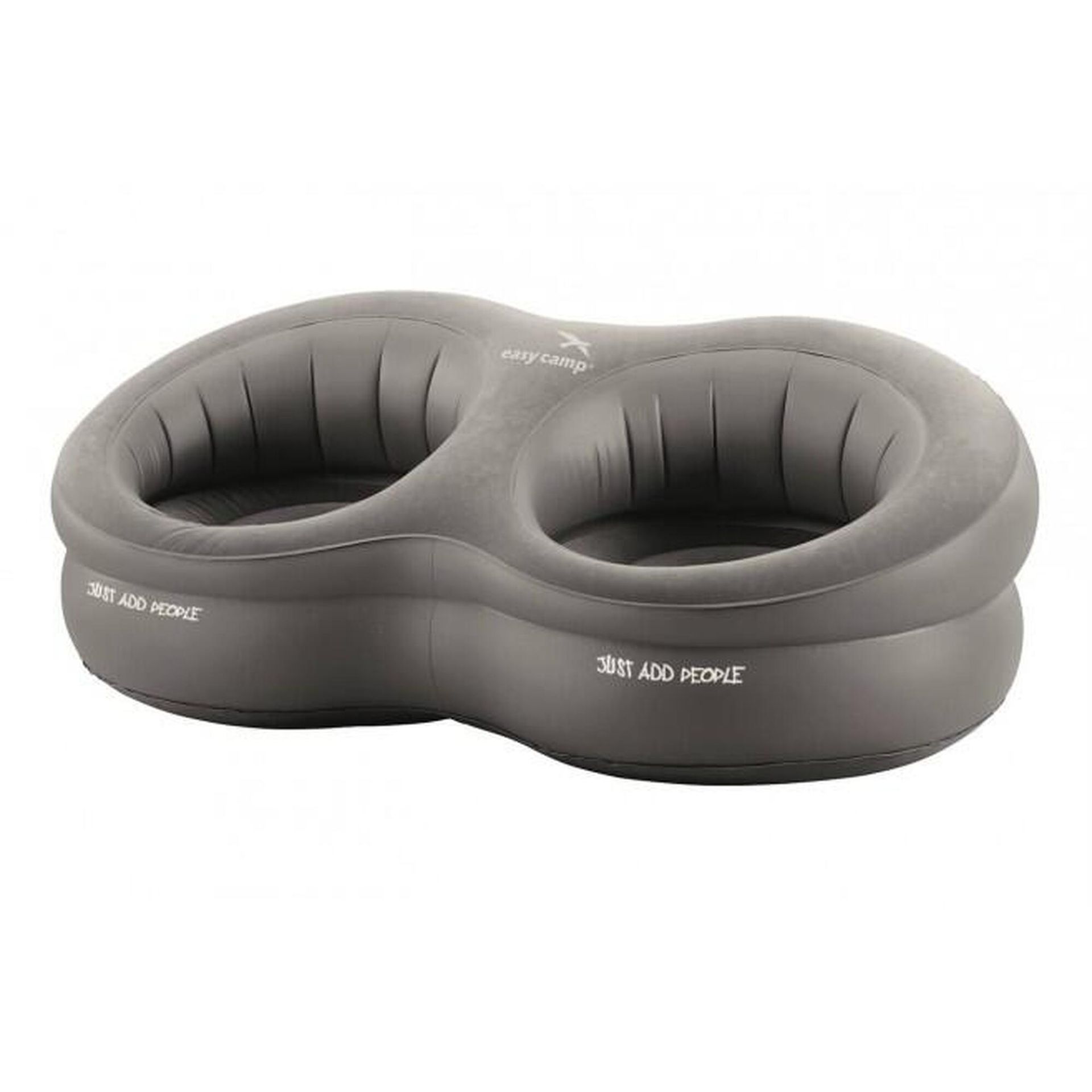 Easy Camp 300048 fotel nadmuchiwany Podwójne krzesło Szary, Armchair