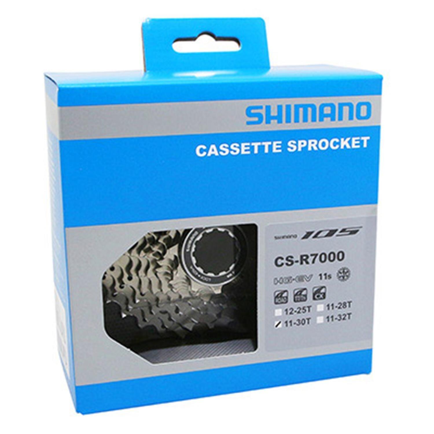 SHIMANO Kaseta 105 CS-R7000 srebrny / Stopniowanie: 11-30 ICSR700011130