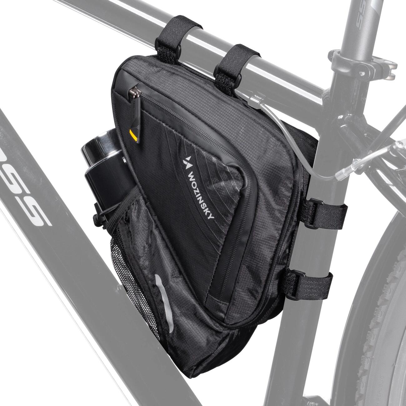 Wozinsky Wozinsky torba rowerowa na ramę roweru czarny (WBB23BK) WBB23BK