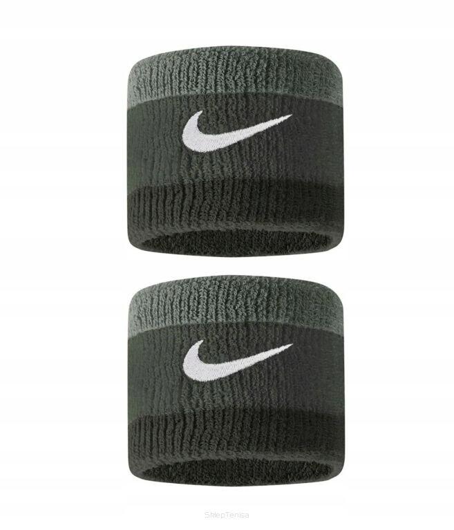 Frotka tenisowa Nike Swoosh Wristbands zielona