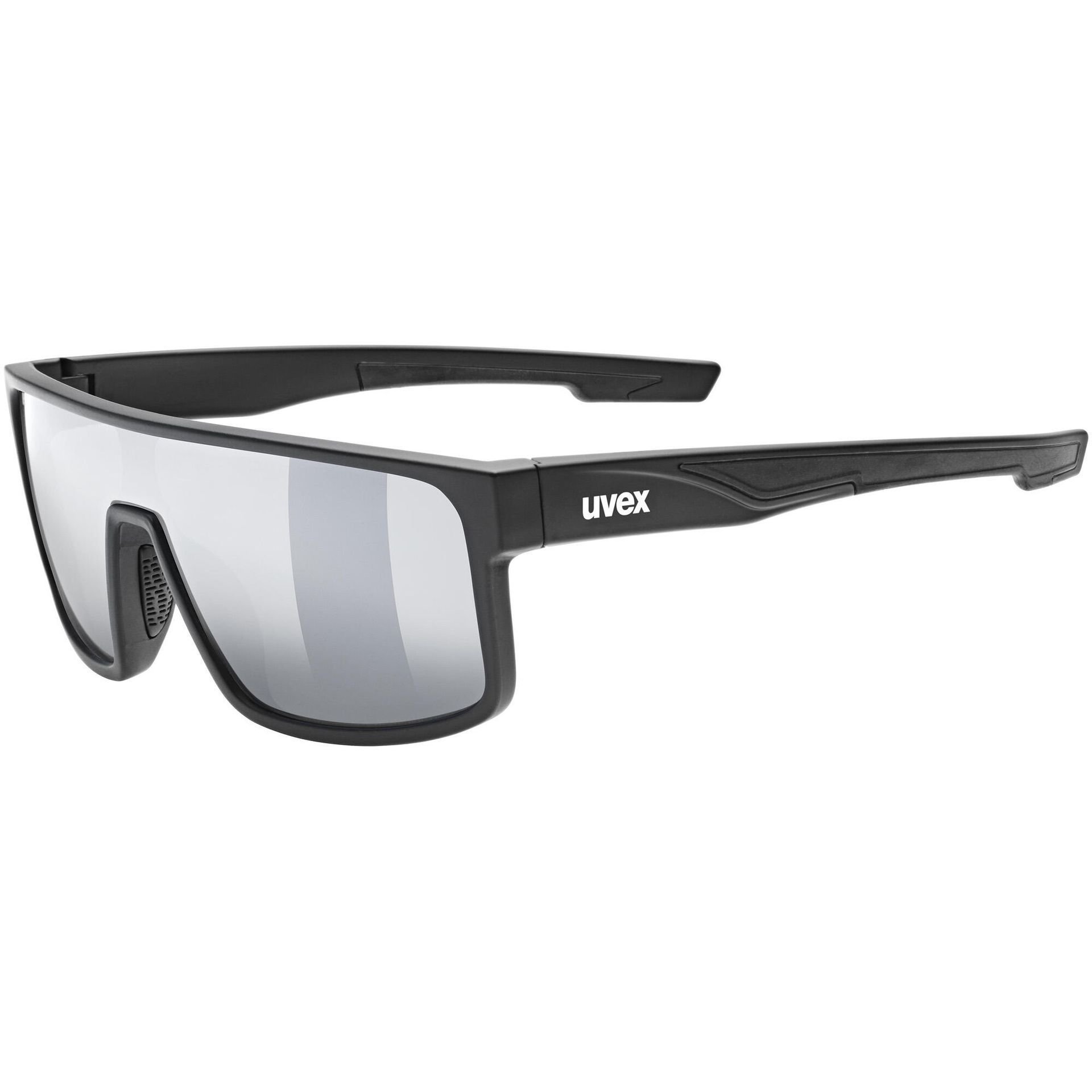 Okulary przeciwsłoneczne UVEX Lgl 51 black mat/mirror silver