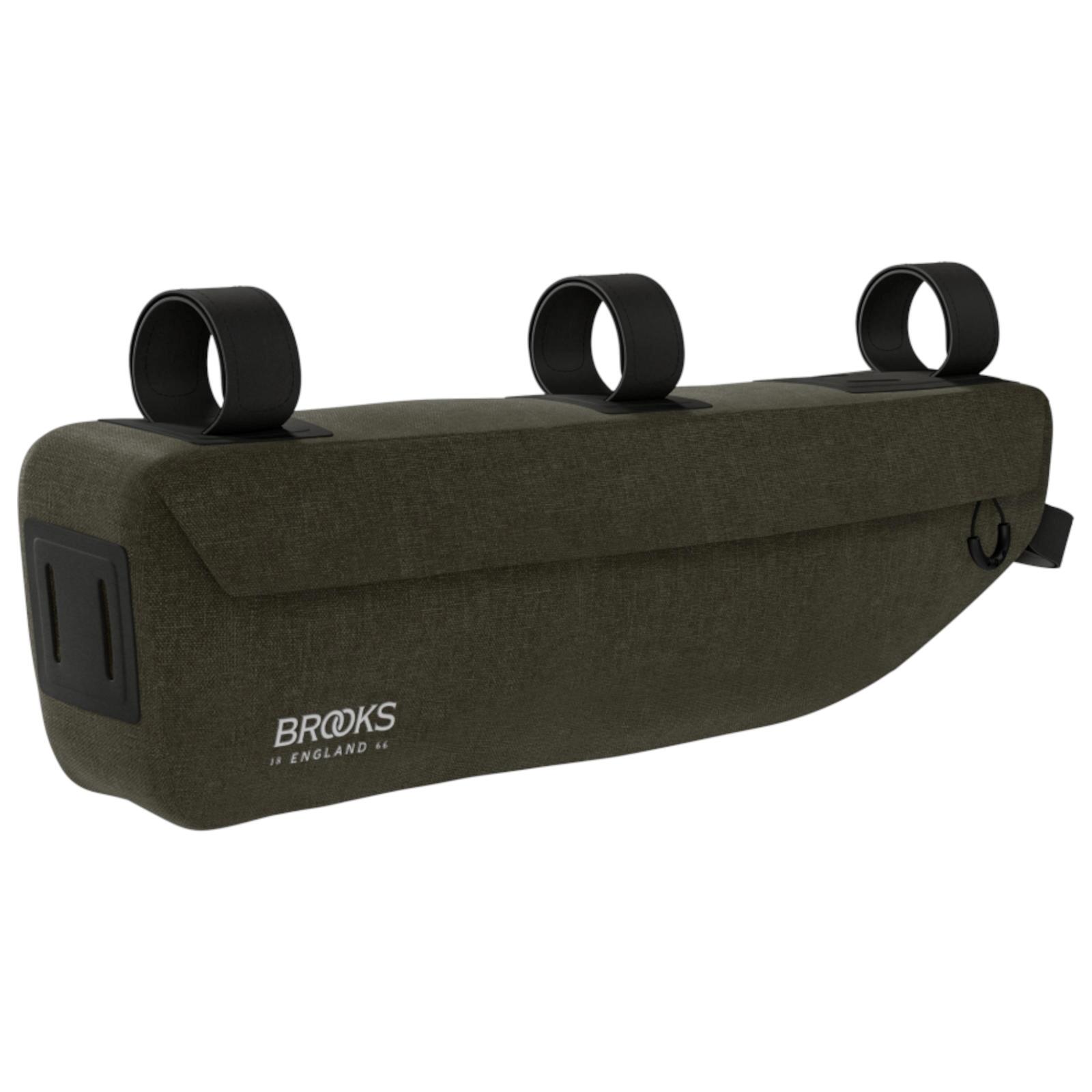 Brooks Brooks Scape Frame Bag, mud green  2021 Torebki na ramę 80032240