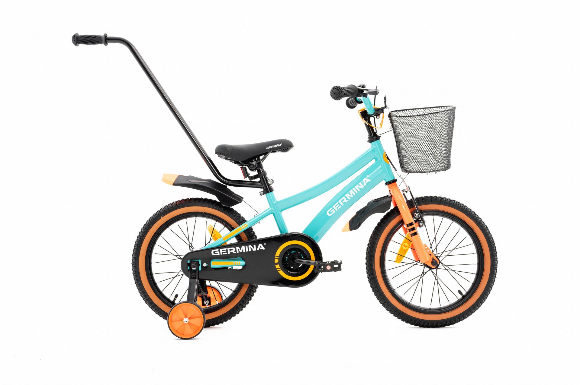 Rower dziecięcy GERMINA BMX 16 cali Turkusowy