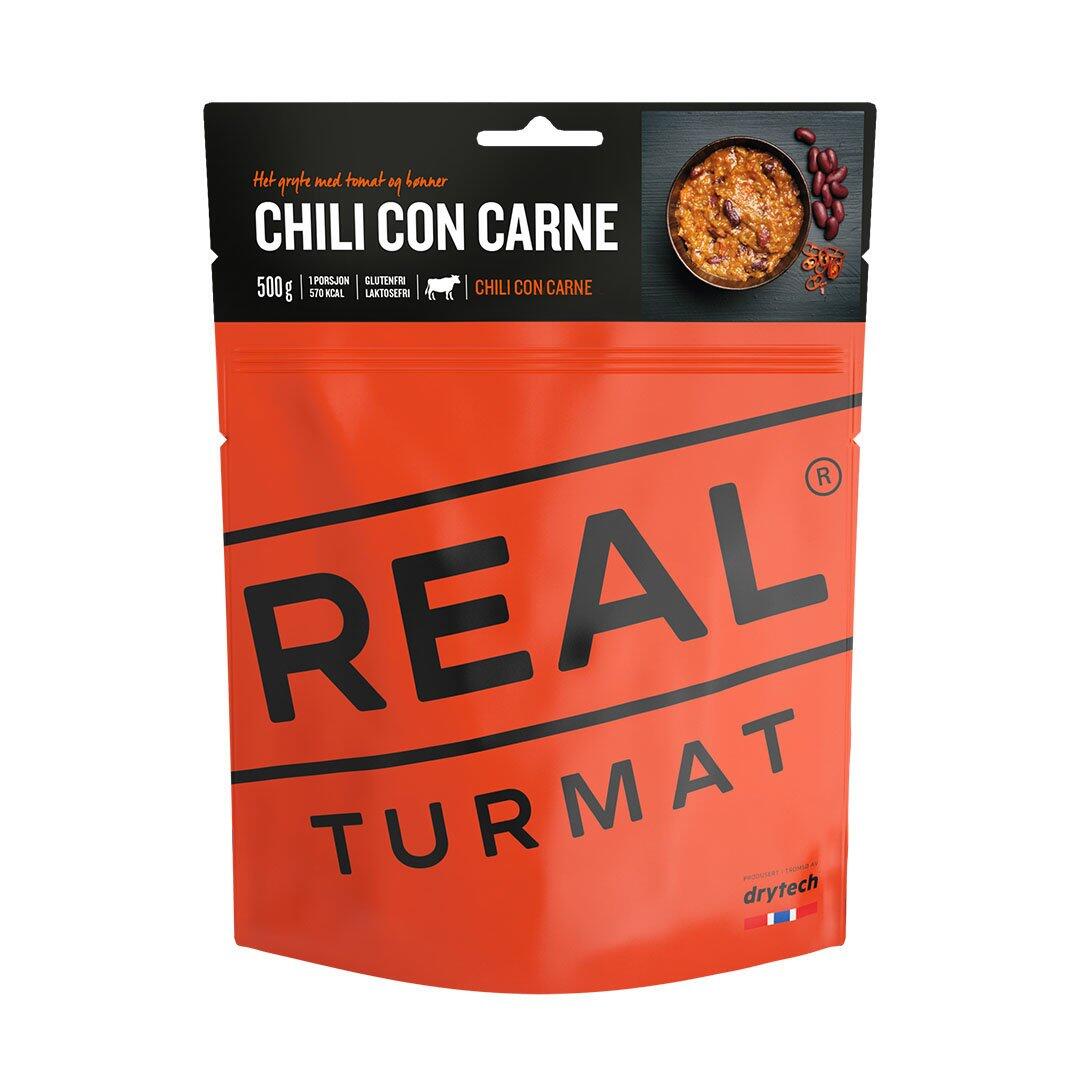 Real Turmat Chili con Carne bezglutenowe danie liofilizowane na wyjazdy