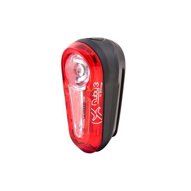 Spanninga Ruby3 XB FLASH tylne światło 3 LED z bateriami