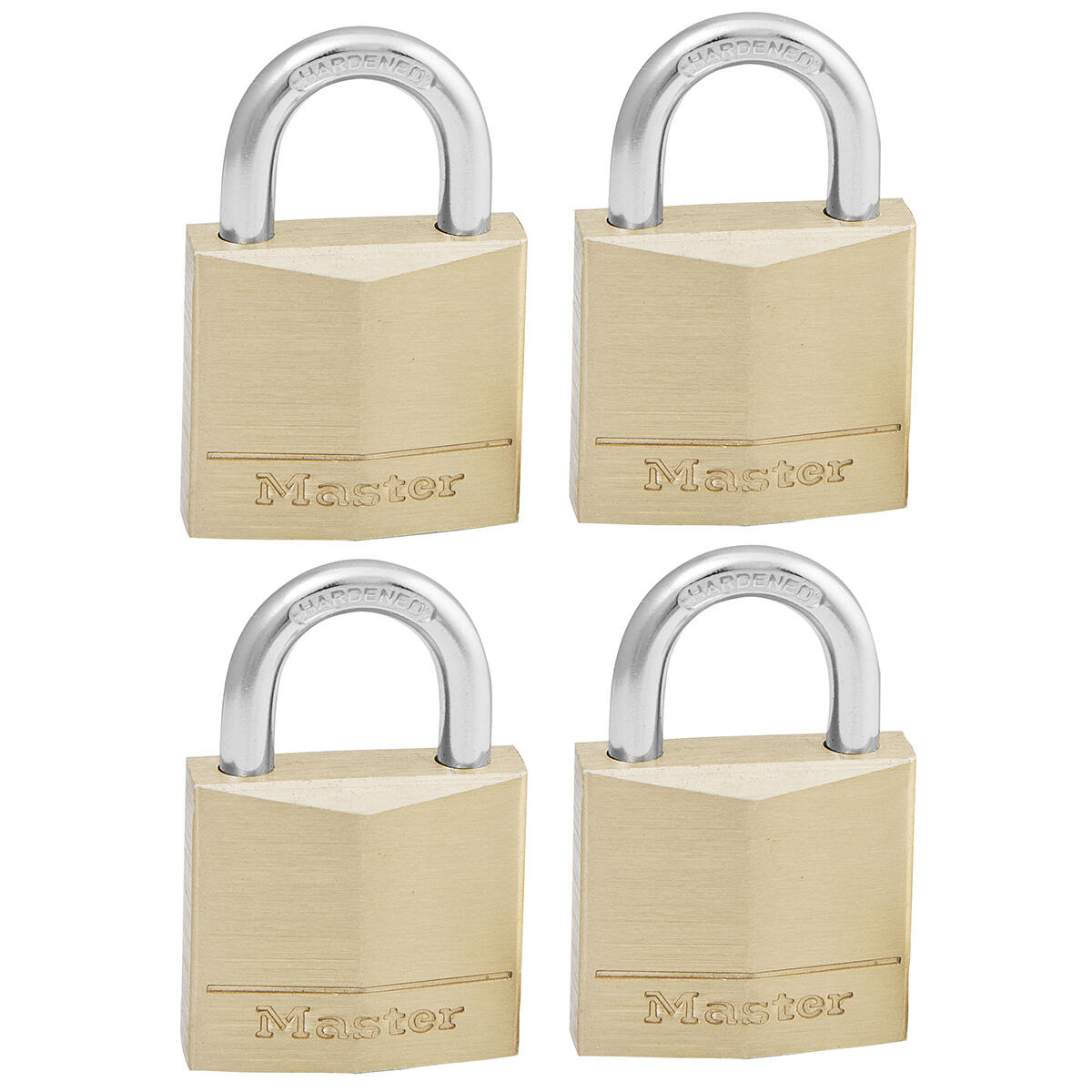 Master Lock 130eurqnop  4 równocześnie zamykające mosiężna kłódka 30 MM 130Q