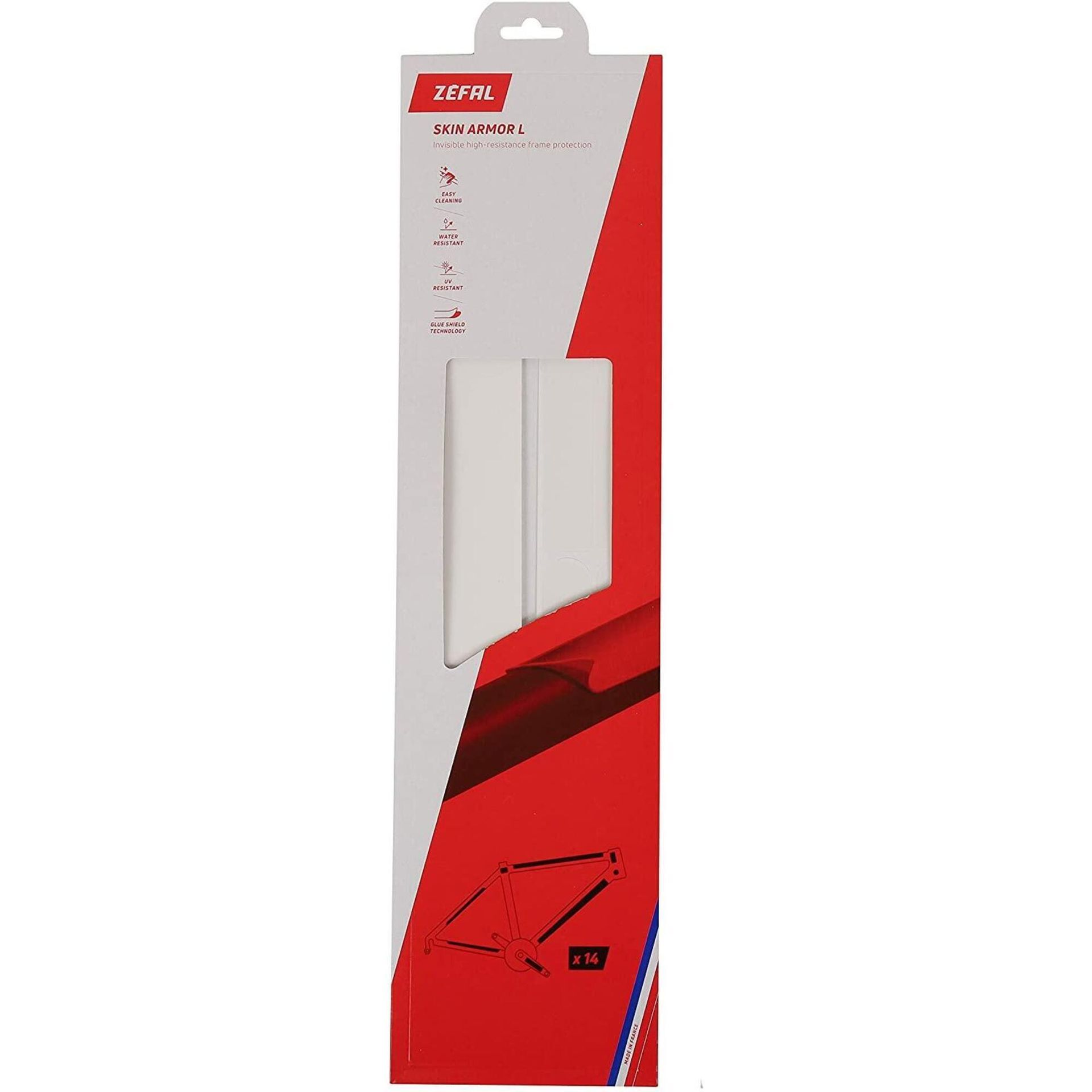 Zefal pompka na Skin Armor M/L  rower/MTB ramka folia ochronna, przezroczysty, L ZT110L