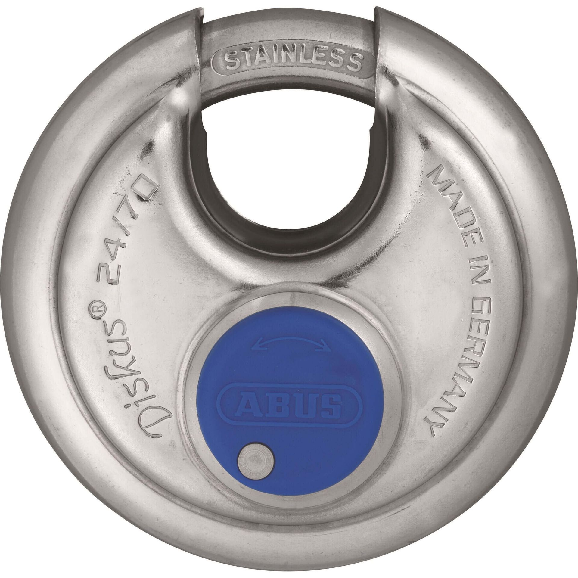 ABUS zamek dyskowy 24IB/70 szary