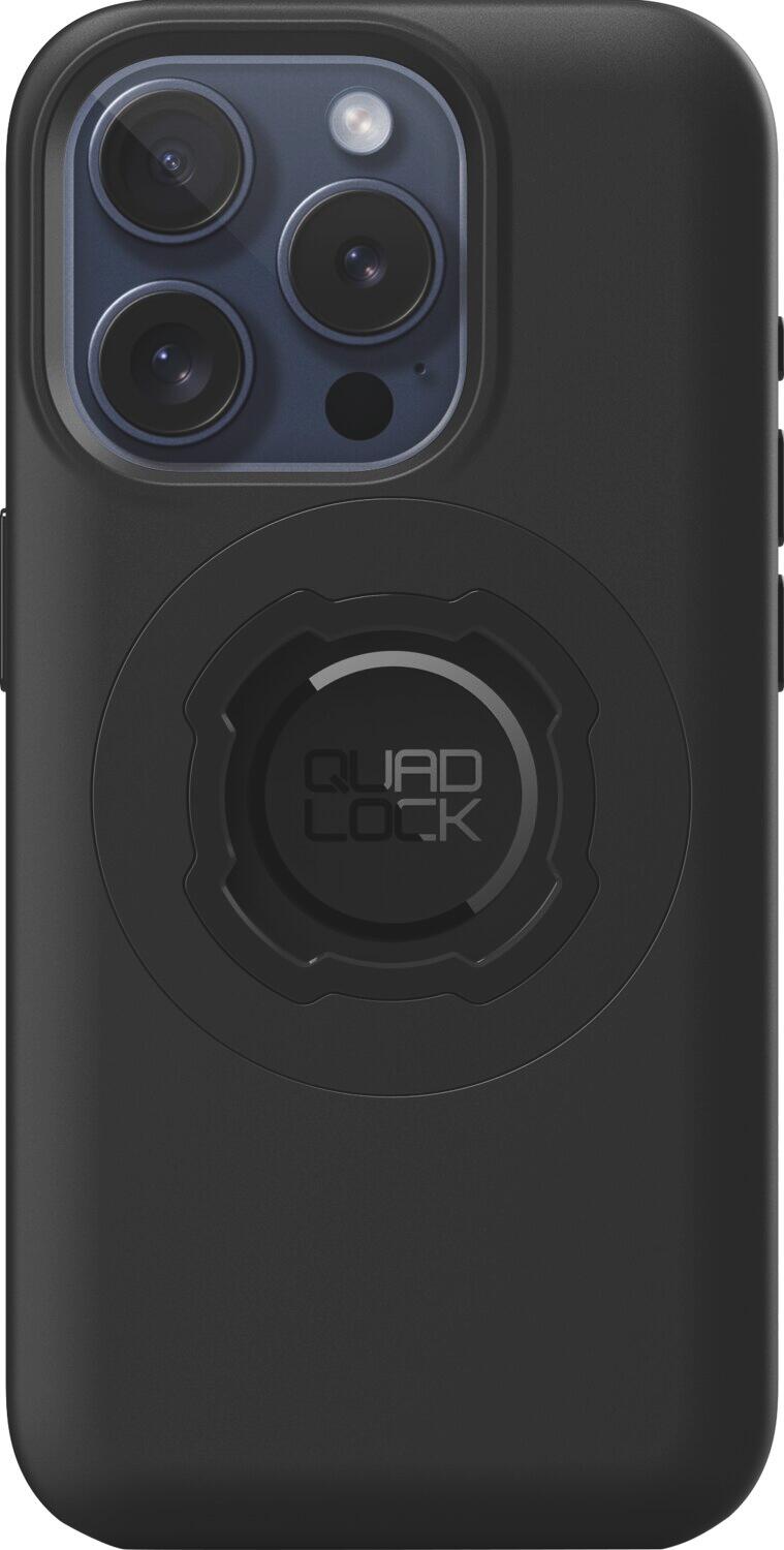 Quad Lock Mag etui na telefon iPhone 15 Pro z czarnym pierścieniem Mag