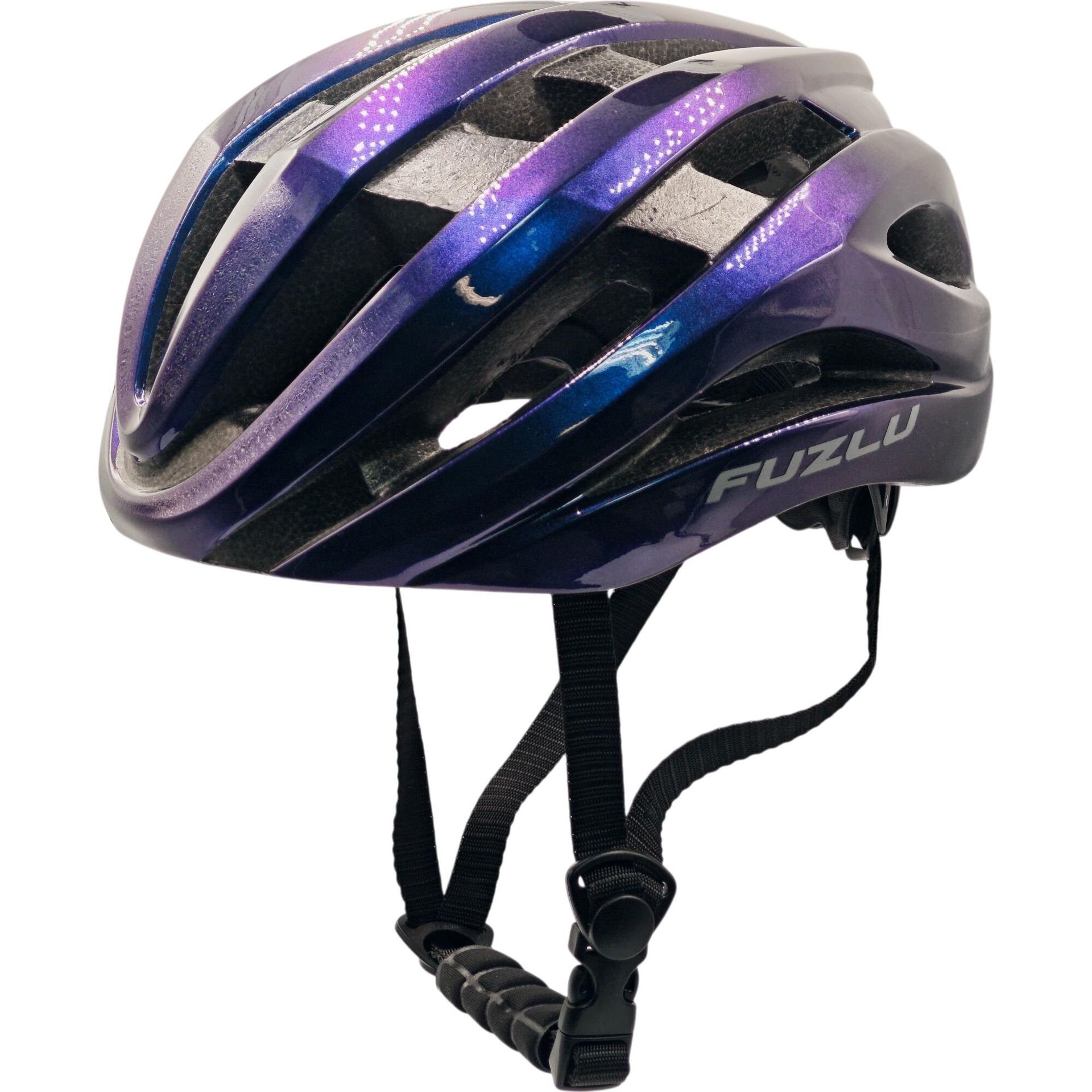 Kask rowerowy FUZLU Sprint HO108 Blue/violet Glossy rozm. L ( 57 - 62 CM )