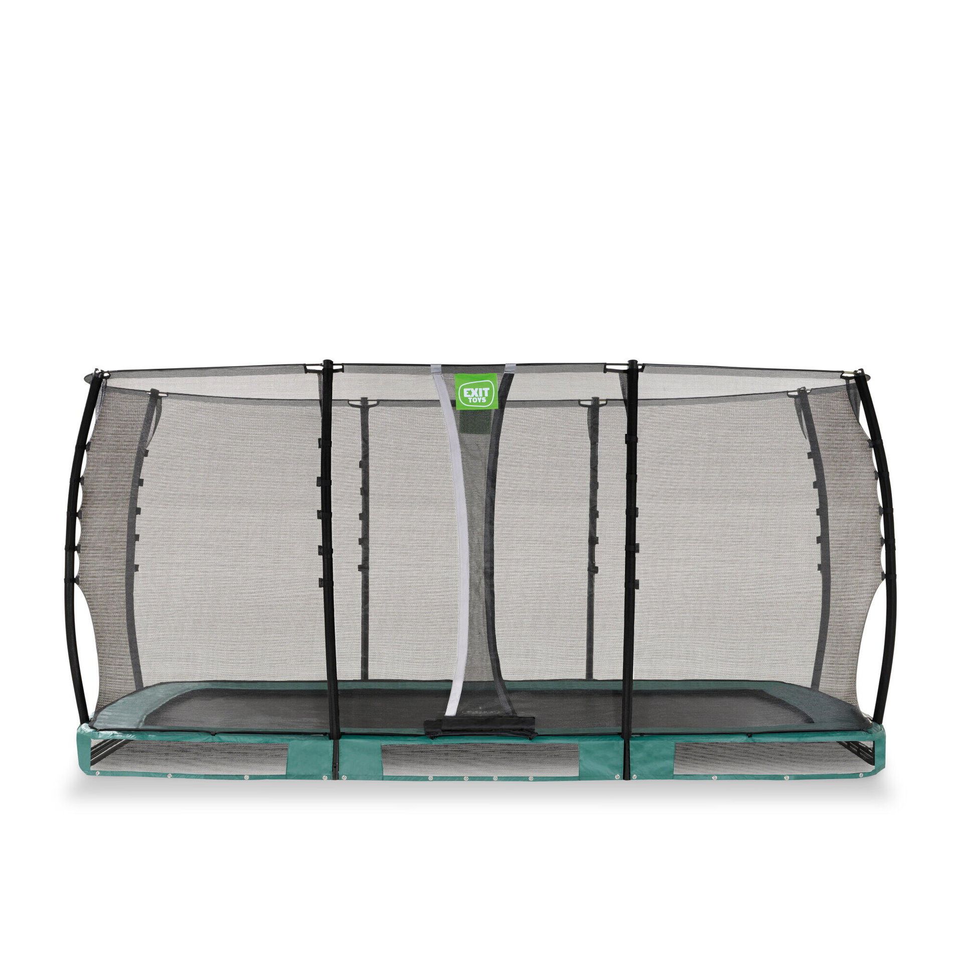 Exit Trampolina naziemna Allure Classic 244x427cm zielona
