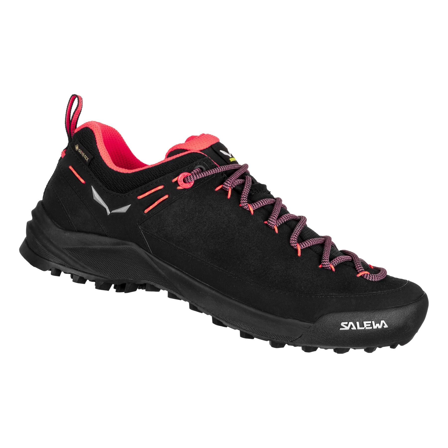 BUTY WILDFIRE LEATHER GTX WOMEN-BLACK-FLUO CORAL