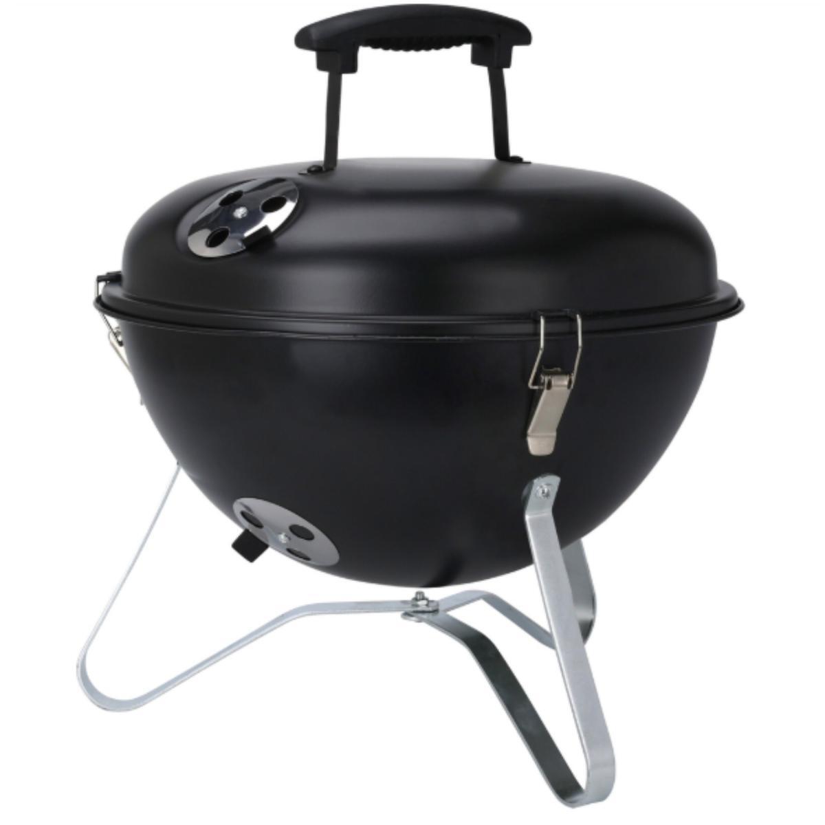 ProGarden Grill kulisty, 37 cm, czarny