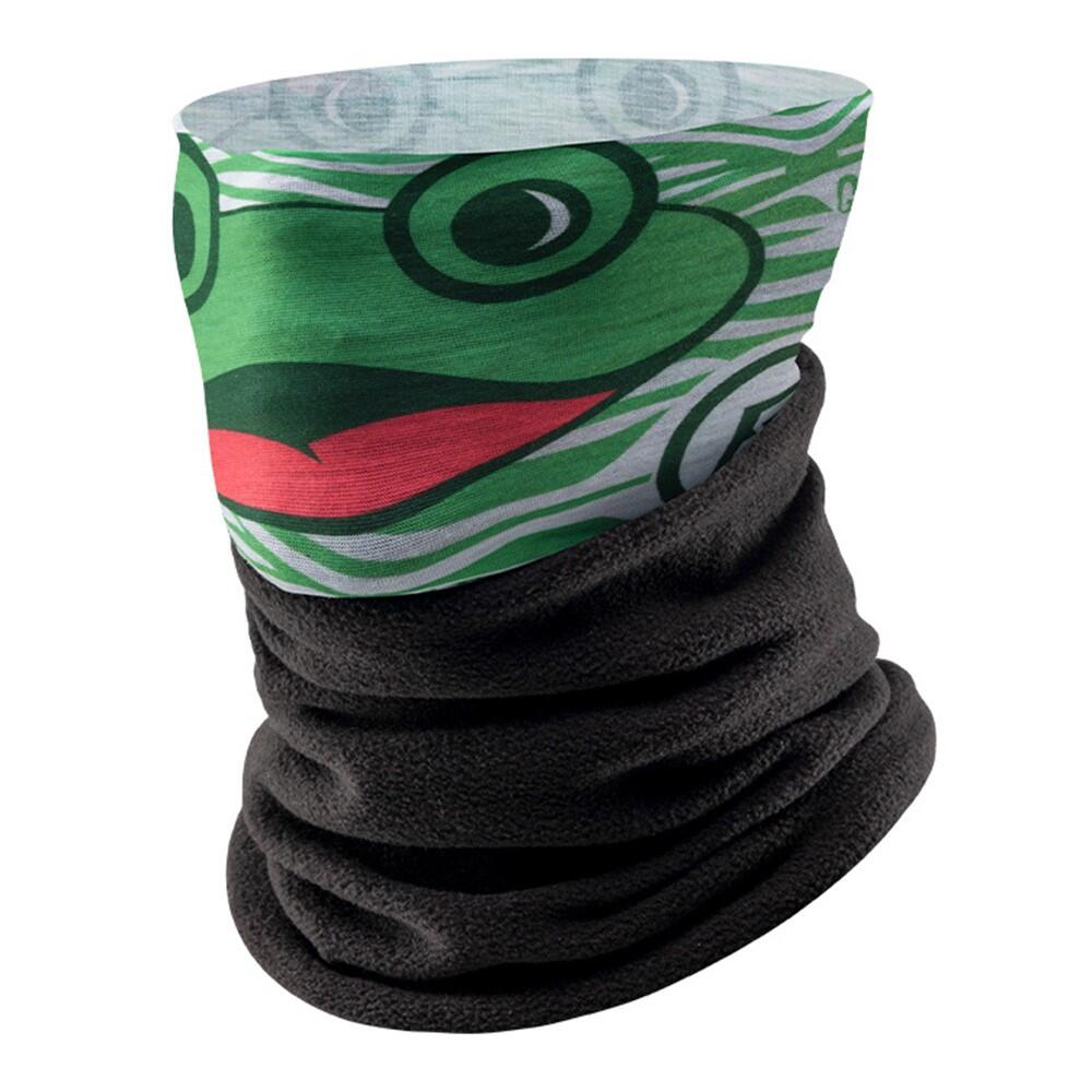 ROCKBROS Zimowa Maska Rowerowa z Śmiesznym Wzorem Fleece