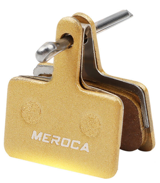 Klocki hamulca tarczowe metaliczne Meroca DS-01B kompatybilne z Shimano, Tektro