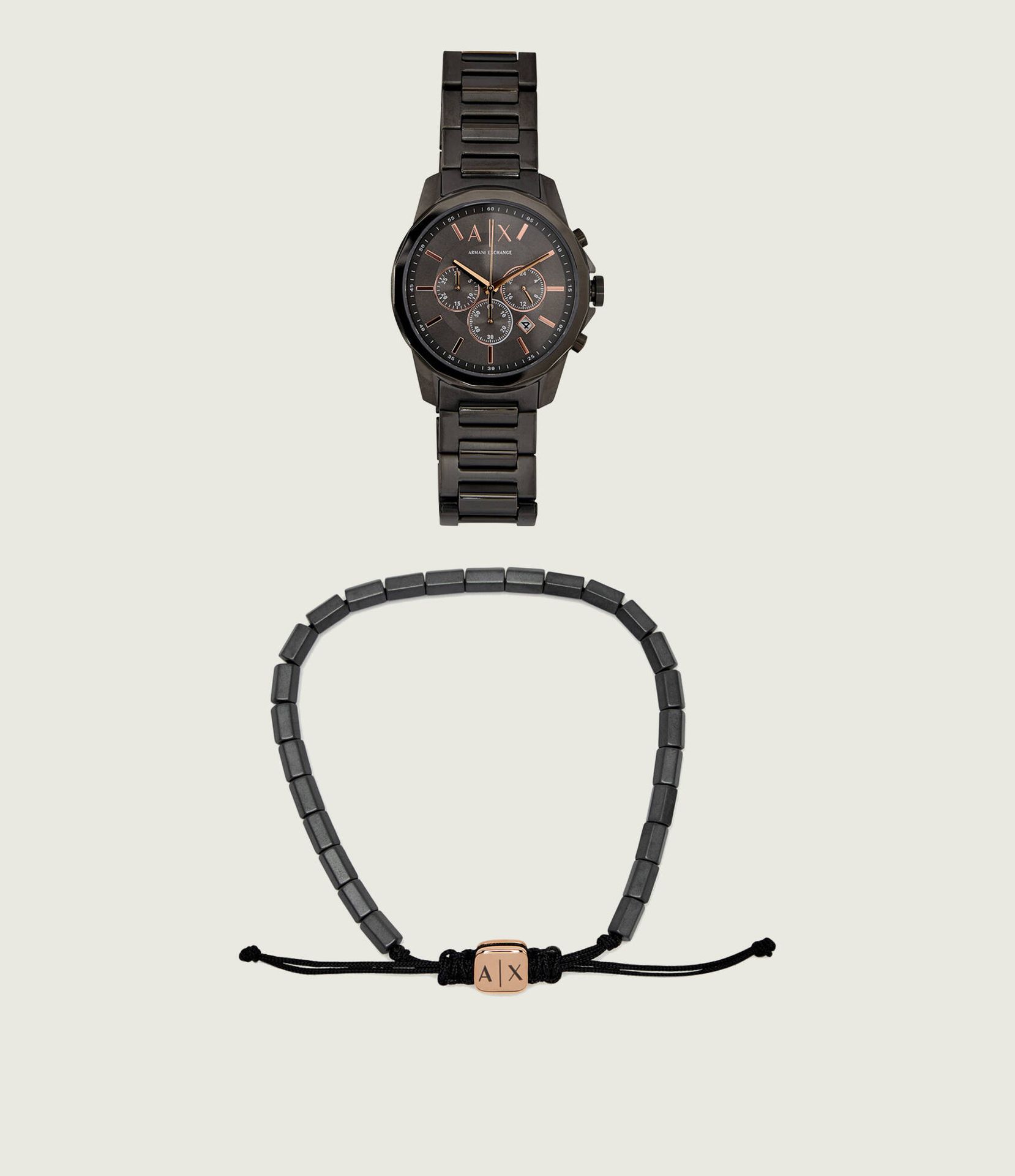 Armani Exchange Zegarek + bransoleta Banks Chronograph