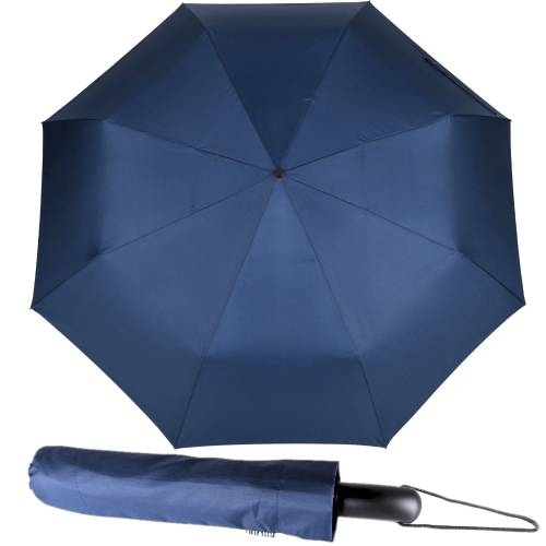 Parasol męski Blue Drop Golf automatyczny składany granatowy