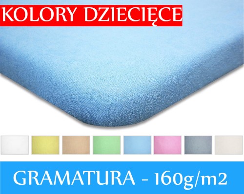 PRZEŚCIERADŁO OCHRONNE NA MATERAC DZIECIĘCE 18% włókno poliestrowe + 82% bawełna + 100% PU membrana + zakończone gumką GRAMATURA: 160g/m2