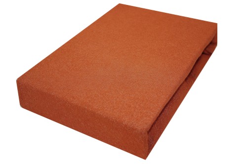 Prześcieradło FROTTE Z GUMKĄ 125g/m2 BRĄZOWE