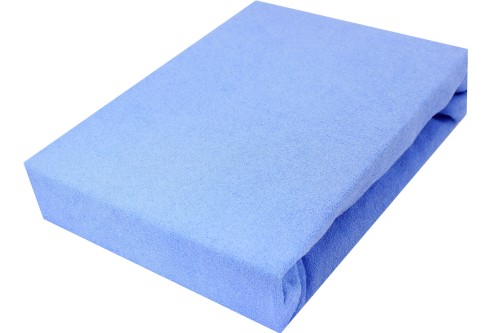 Prześcieradło FROTTE Z GUMKĄ 200g/m2 NIEBIESKIE