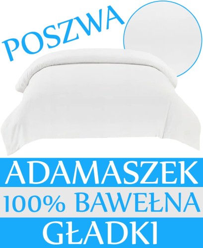 POSZWA HOTELOWA ADAMASZEK BIAŁY GŁADKI