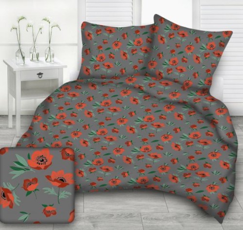 Pościel 100% BAWEŁNA KORA 140x200cm (poszwa) + 1x 70x80cm (poszewka) CALINECZKA NA GRAFICIE