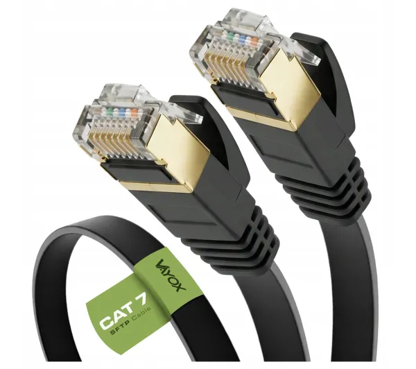 Vayox VA0065-20 Ethernet Cat.7 20m Czarny