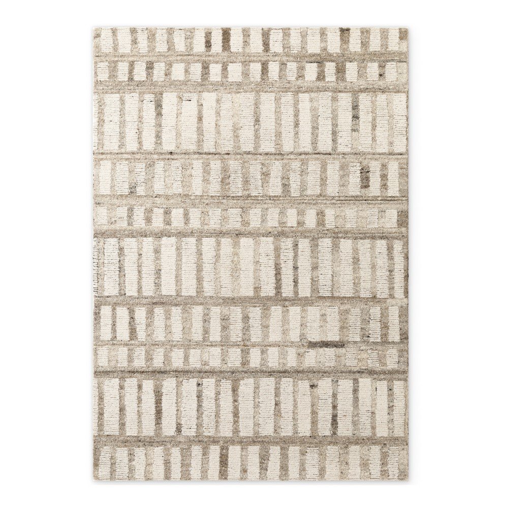 Kremowy wełniany dywan tkany ręcznie 160x230 cm Boho 1.0 Linara – Vikosa